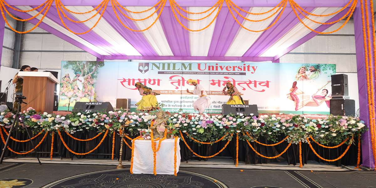 Teej Festival Celebrated with Great Enthusiasm at NIILM University